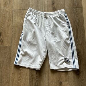 White Athletic Basketball Shorts